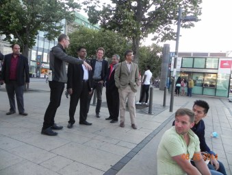 The CORFU teams from Bangladesh, UK, Germany, France, Spain visiting the City of Hamburg